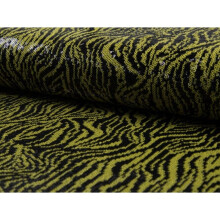 Minerva Sequin Mesh Fabric Black & Yellow - per metre