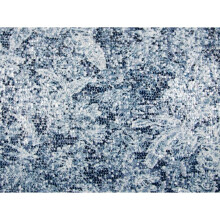 Minerva Sequin Mesh Fabric Blue - per metre