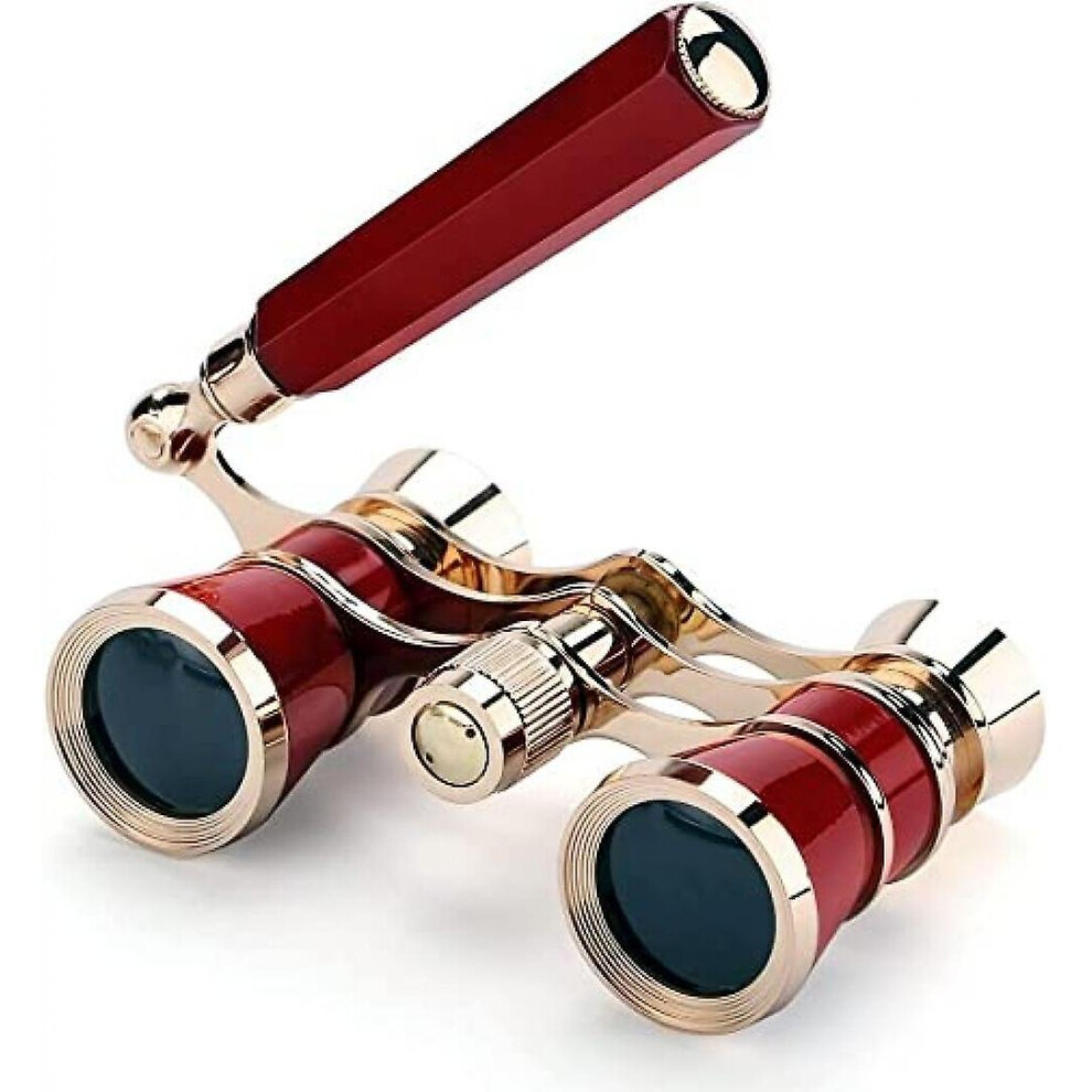 Opera Glasses Binoculars 3x25 Bk7 Optical Glass Portable Telescope Gift For Adults Kids Women In Musical Concerts Theater Cinema