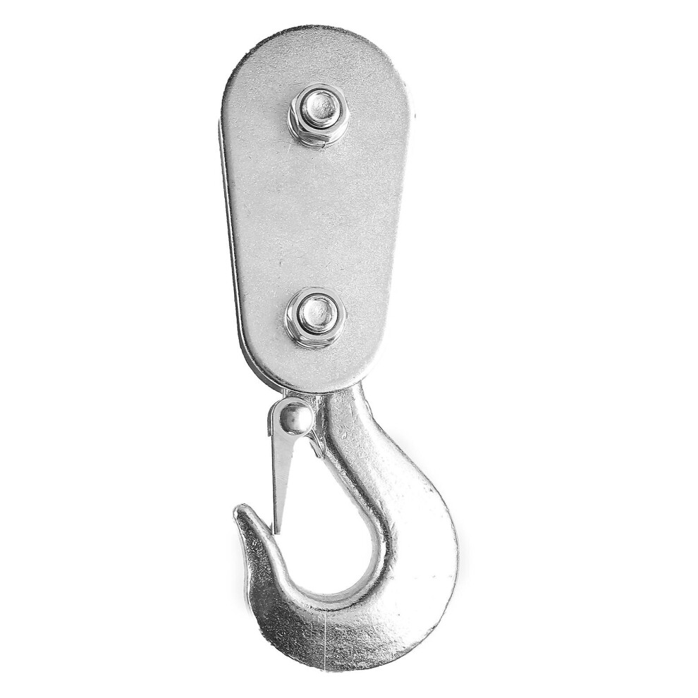 2 Ton Snatch Block Wire Rope Lifting Pulley With Hook For Utv Atv Quad Bike Motocross 9172662422610