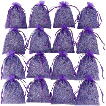 100% Natural Fragrant Lavender Filled Bags  Insect And Moth Repellent 16pcs