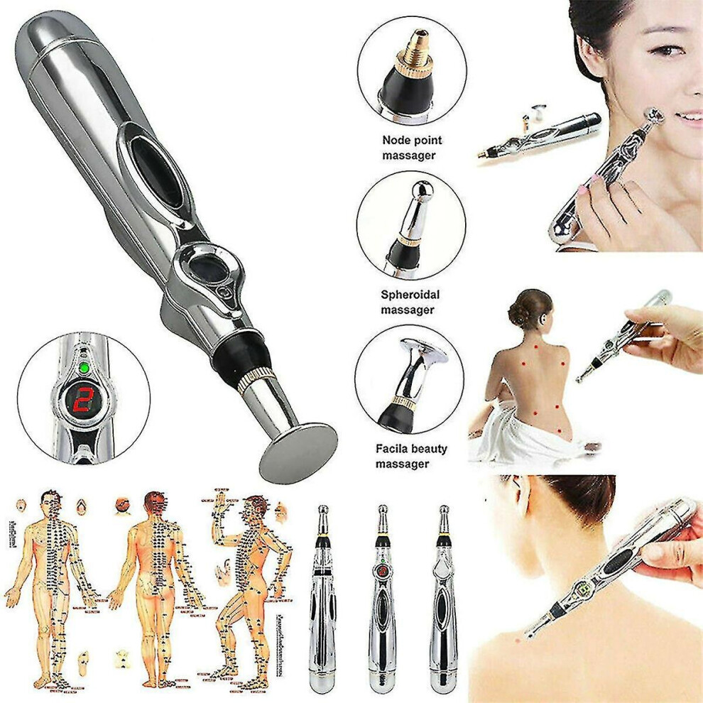 Electronic Acupuncture Massage Pen Relief Pain Tool Meridian Therapy Ls