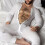 (White, M) Men's One Piece Long Johns Night Pajama 2
