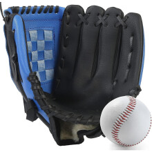 (Blue Black, 115) Baseball Glove,baseball Softball Mitt With Ball For Kids Youth Adults Training And Beginner,right Hand Throw,left Hand Glove