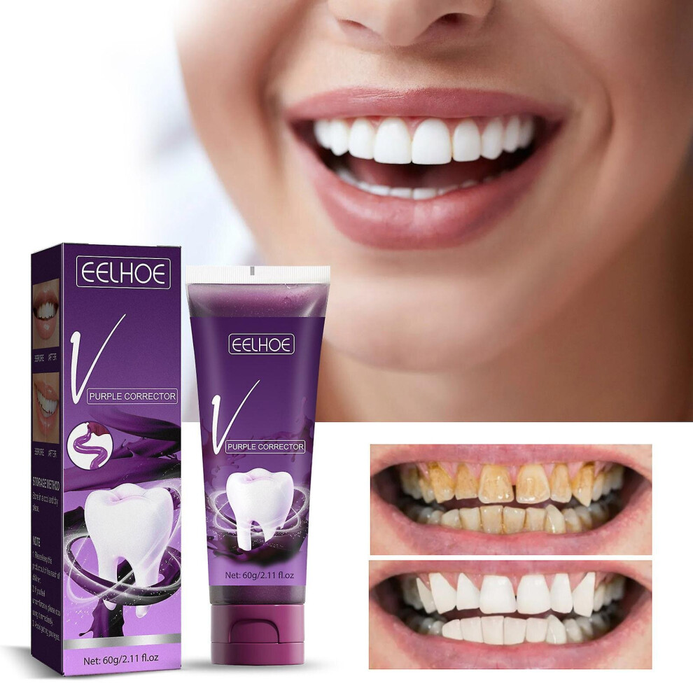 Purple Eelhoe V34 Tone Whitening Toothpaste