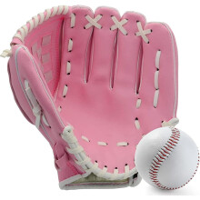 (Pink, 105) Baseball Glove,baseball Softball Mitt With Ball For Kids Youth Adults Training And Beginner,right Hand Throw,left Hand Glove