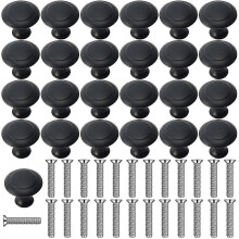 25 Pieces Cabinet Handle Knobs For Bathroom, Cabinets, Dresser Doors, Furniture (30mm)