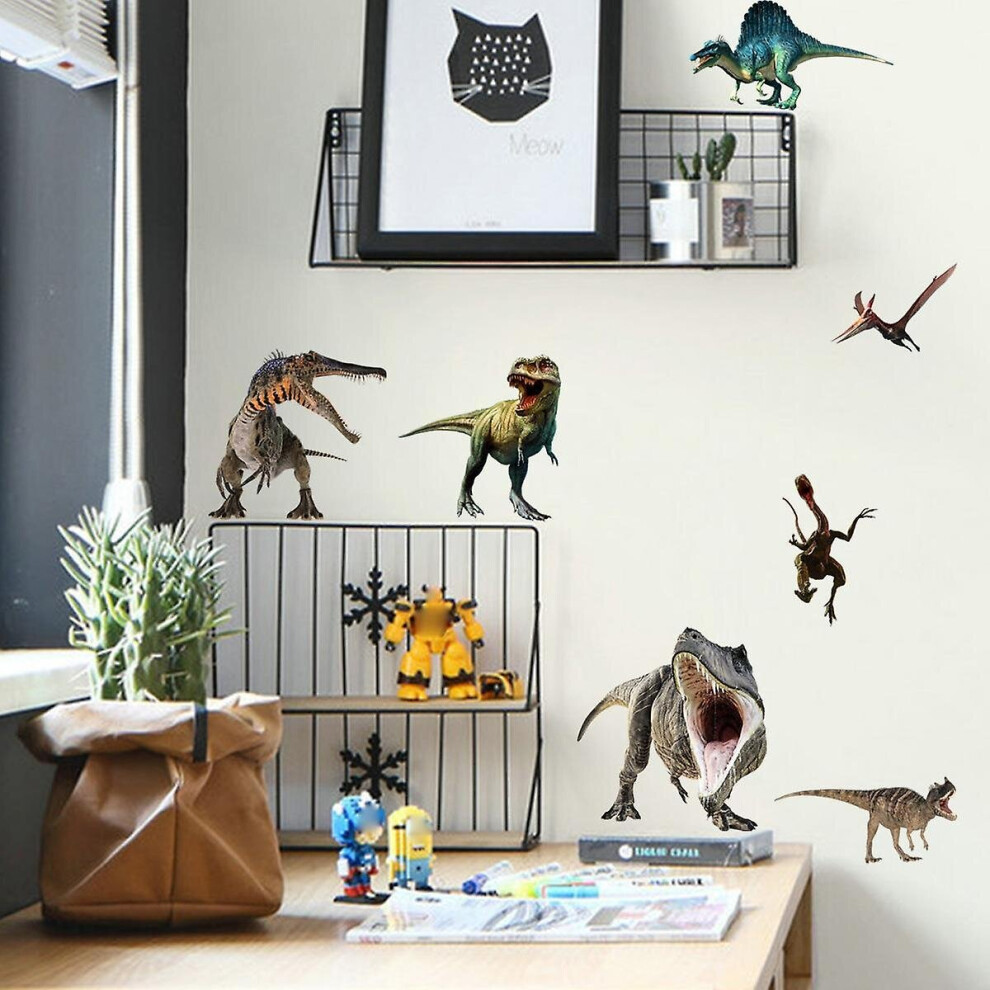 Glow In The Stickers, Luminous Dinosaur Wall Decals, Vinyl Animal Wall Art Sticker For Boy Bedroom Living Room Decor Dark