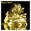 (30m-300LED, Warm White) USB LED Waterproof Copper Wire String Fairy Light 1