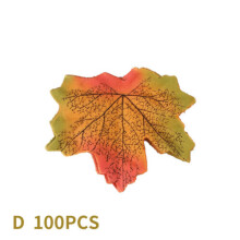 (Not Specified) 100Pcs Autumn Maple Leaf Fall Fake Silk Leaves Craft Wedding Party XMAS Decor J