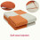 (Orange) New Wool Cashmere Throw Plaid  Shawl Xmas Gift 3