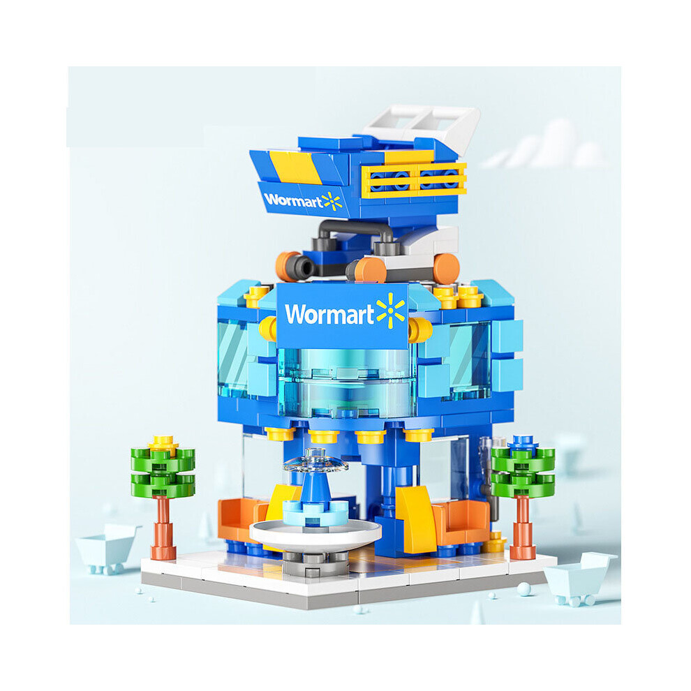 (Wormart) Christmas Gifts 2023 City Street View Building Blocks Model Building For Children's Toys For LEGO