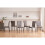 (Grey(Suede), 6 pcs) 4/6 Dining Chairs High Back Velvet/PU Office 1