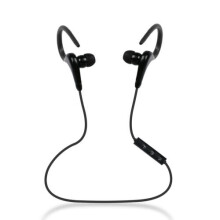 (Black) Wireless Bluetooth Earphones Headphones Sweatproof Sports Gym Running Ear Hook