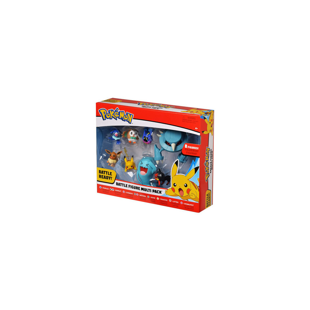 8pc PokÃ©mon Battle Figure Multi Pack Christmas Gifts Kids Toys