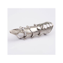 (10pcs, Silver) Gothic Knuckle Joint Full Finger Punk Claw Jewelry