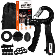 6 Pcs Hand Grip Strengthener Kit Forearm Exercise Resistance