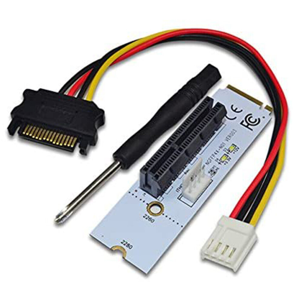 Ngff M.2 To Pci-E 4X Riser Card M2 Key M To Pcie X4 Adapter 4762421217820