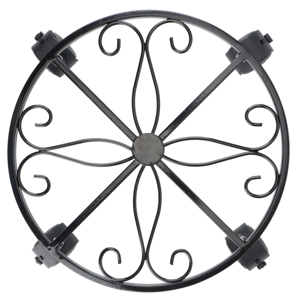Plant with Wheels Rolling Plant Stand, Potted Plant A