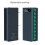 8X18650 Battery Charger Box Holder DIY Shell, Standard Charge Black 7