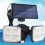 Solar Lights Waterproof with Adjustable Head Wide Lighting Angle 3