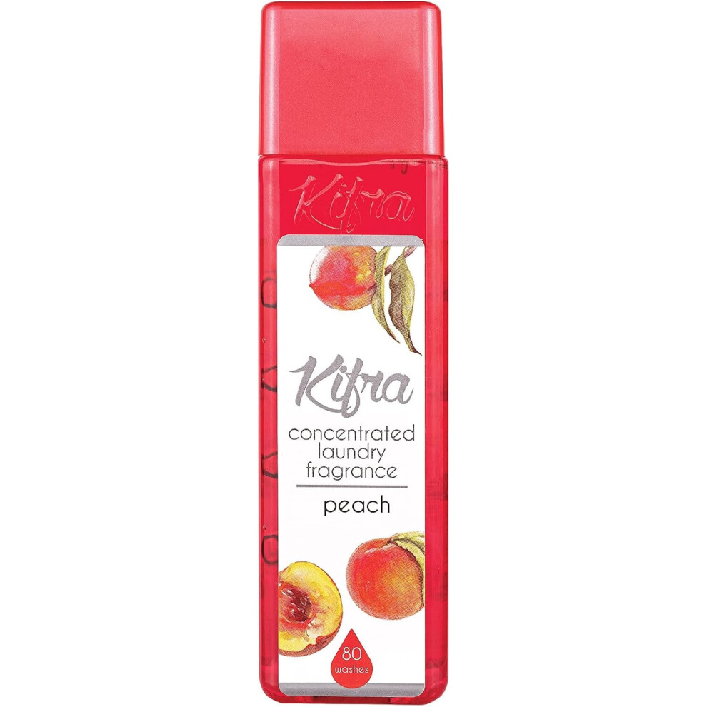 KIFRA Peach Concentrated Laundry Fragrance 200ml 80 Washing Cycles