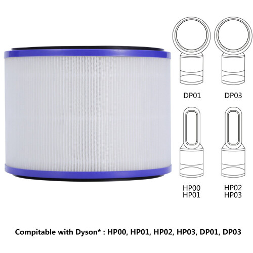 2 Pack for Dyson Pure Hot + Cool Link HP00 HEPA Air Purifier Filter 2