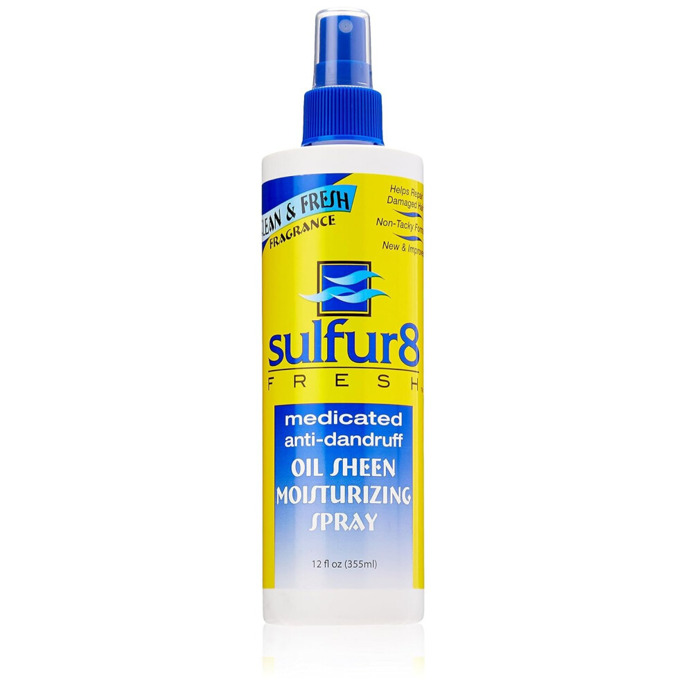 Sulfur8 Fresh Oil Sheen Moisturizing Spray 12 fl.oz