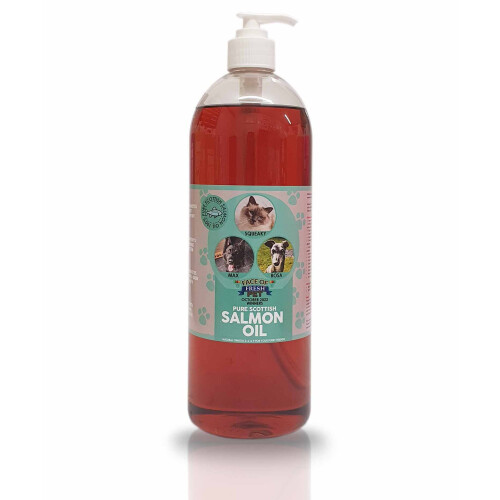 (1L round) Fresh Pet 100% Pure Scottish Salmon Oil