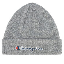 (Grey) CHAMPION Mens Beanie Hat Thick knitted
