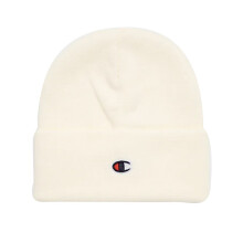 (Light Beige) CHAMPION Mens Beanie Hat Thick knitted