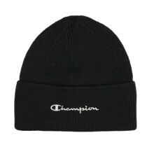 (Black) CHAMPION Mens Beanie Hat