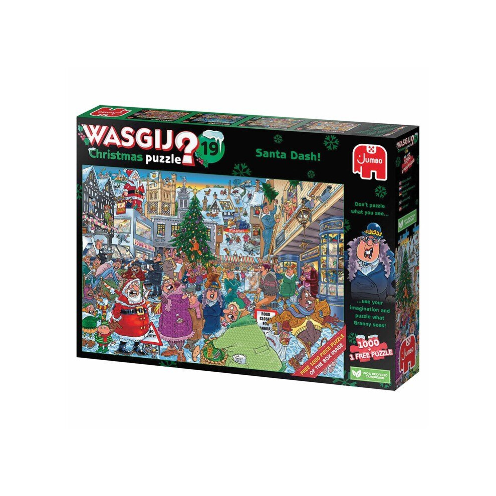 Jumbo Wasgij Christmas Santa Dash