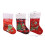 3 Pack Christmas Grinchs Large Stocking Candy Gift Socks 5