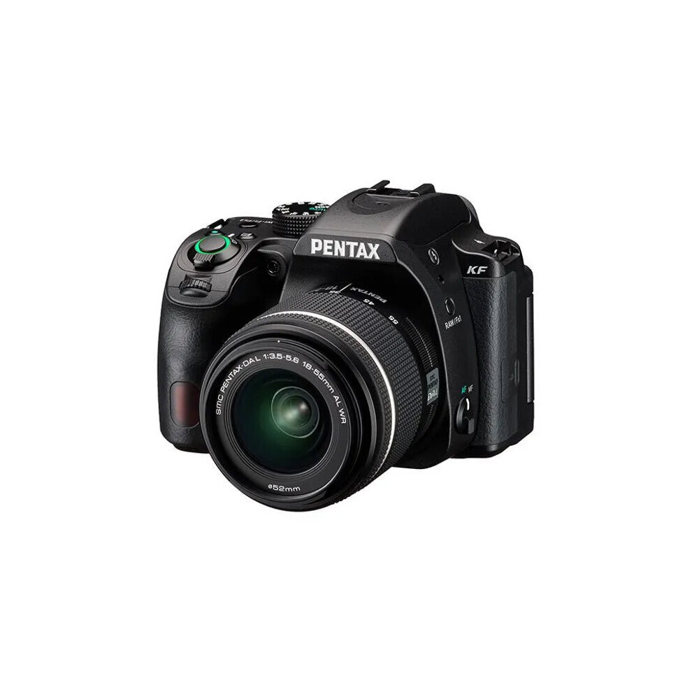 Pentax KF 24MP DSLR Camera Black K-Mount APS-C with 18-55mm DA Zoom Lens Kit