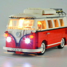 Doe-het-zelf LED Verlichtingskit voor Lego 10220 Volkswagen T1 Campers Van Blokken Y H