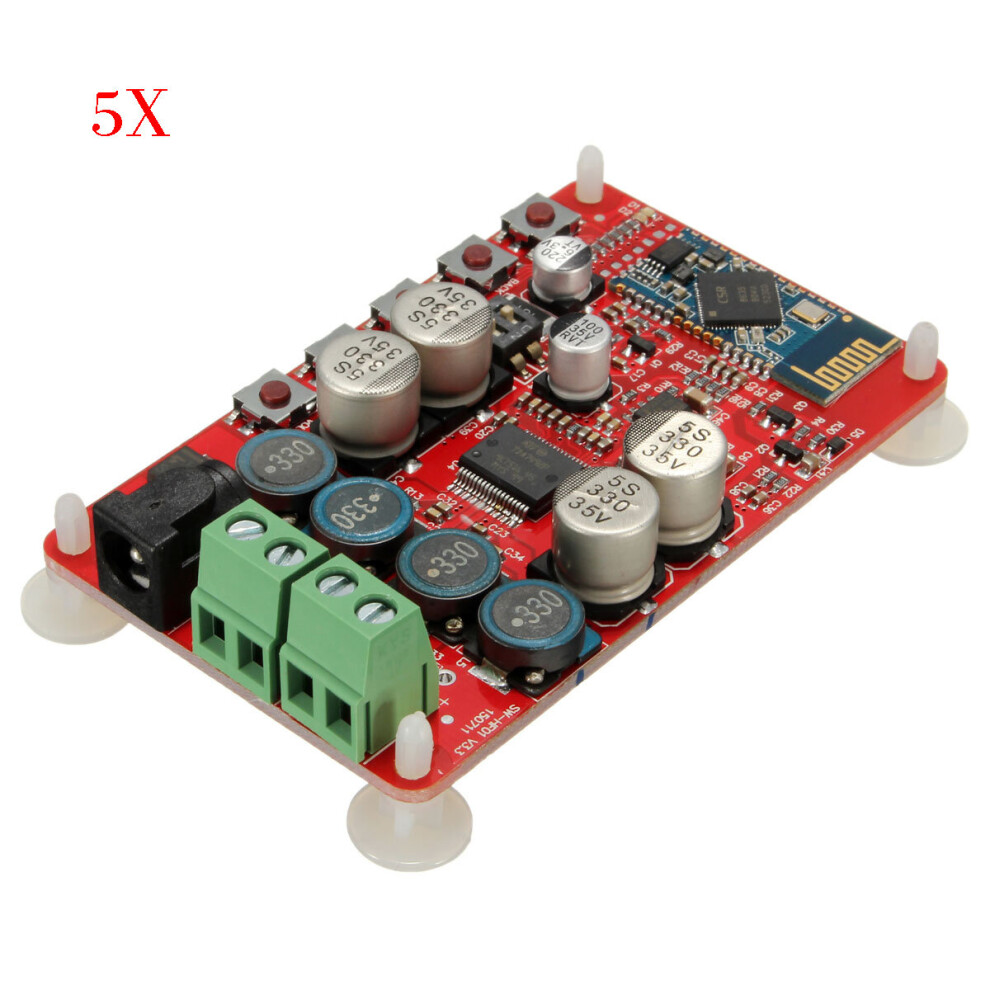 5Pcs Tda7492p 25W+25W Wireless Bluetooth 4.0 Audio Receiver Digital Amplifier Board 773823387121