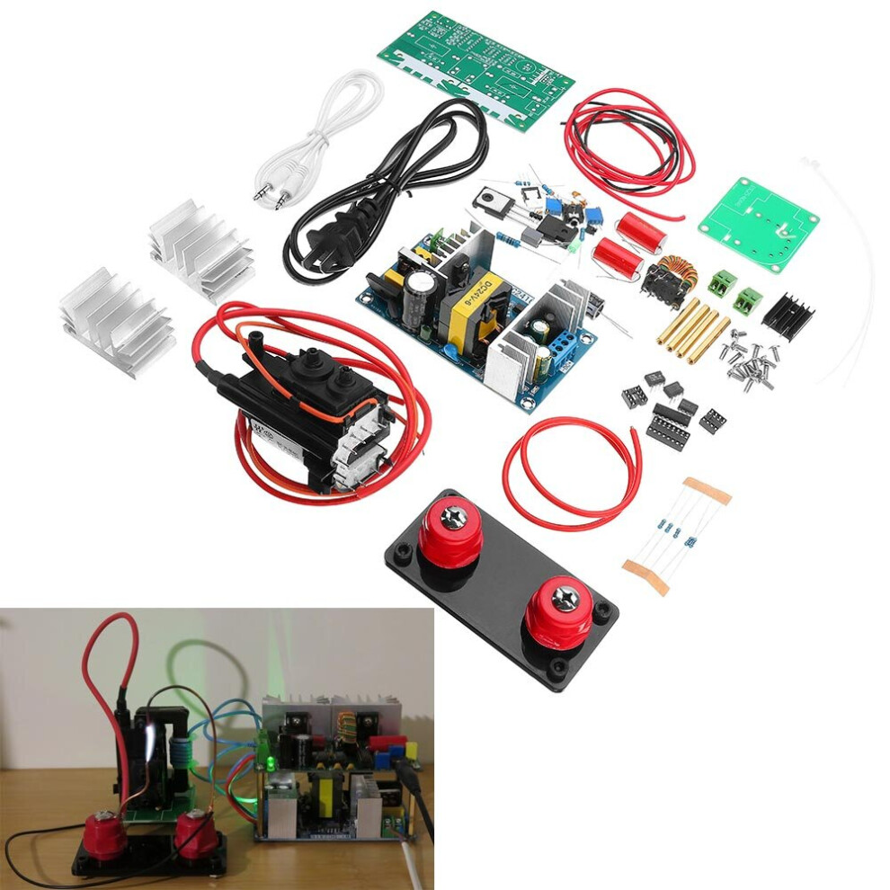 Diy Plasma Speaker Mini Tesla Coil Kit With Power Supply Module 312588183083