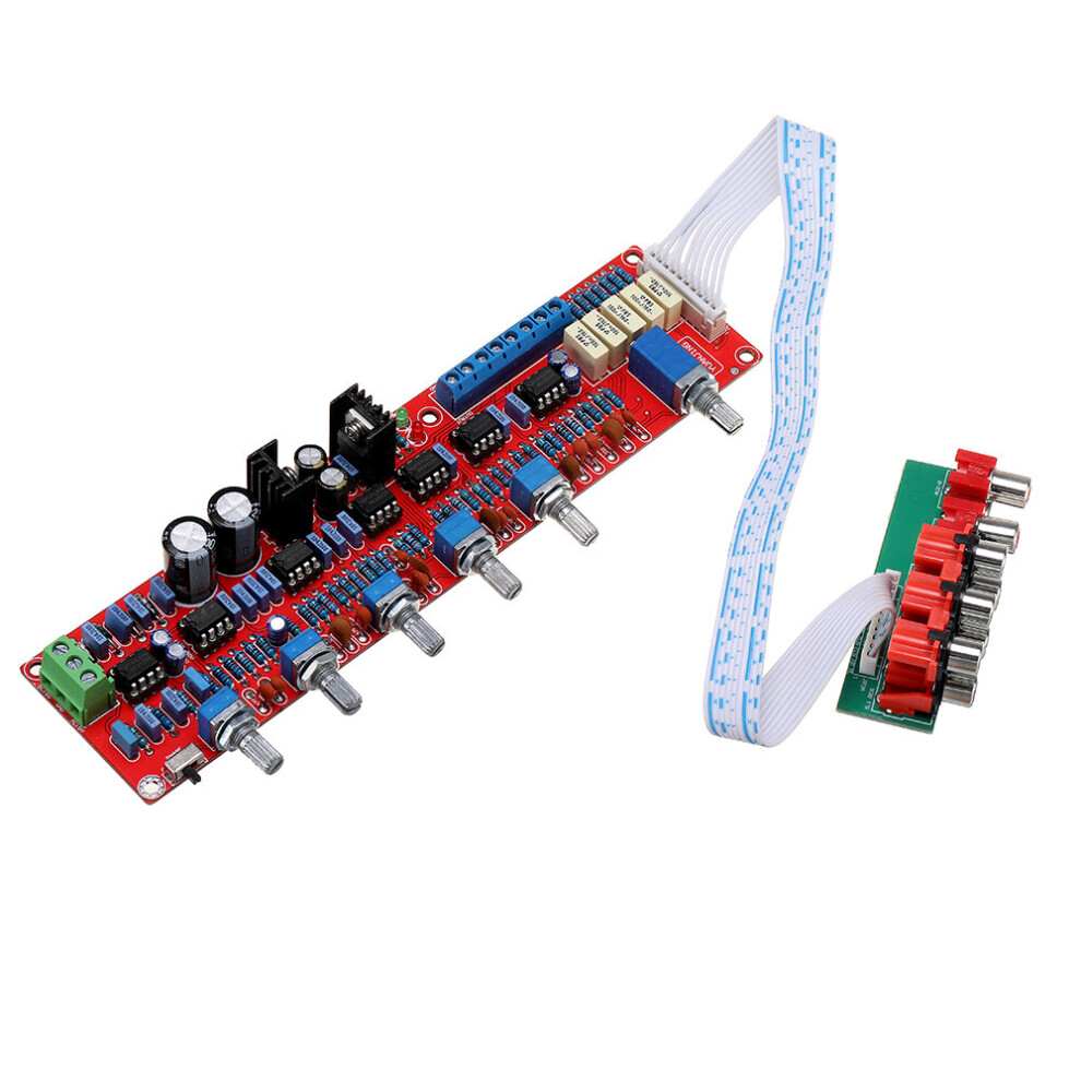 Ne5532 Preamplifier Bord Hifi 5.1 Tone Plate Volume Control Panel Preamp Mixer Board Pre-Amplifier Board 8038622657182