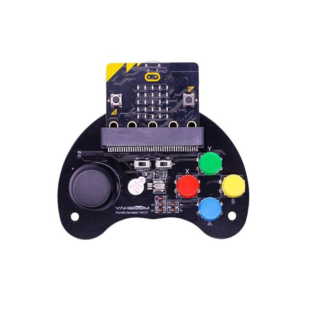 Yahboom Micro:bit Basic Game Handle Programmable Gamepad Micro:bit Joystick Key Expansion Board Kit Wireless Remote Control 6900077886931
