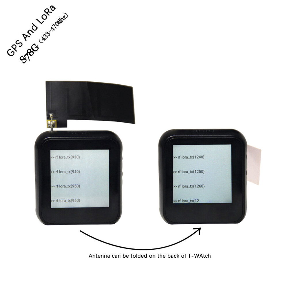 Lilygo Ttgo T-Watch Esp32 Wifi Bluetooth S78g Gps Lora Capacitive Touch Screen Programmable Watch Open Source Smart Watch 6900074781598
