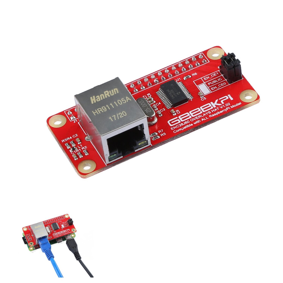 Enc28j60 Network Adapter Module For Raspberry Pi Zero 601279419564