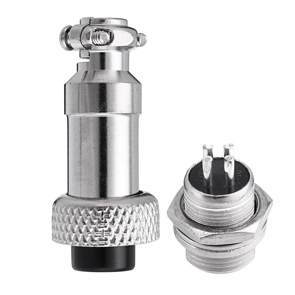 20Pcs Gx12 4Pin 12Mm Male & Female Wire Panel Circular Connector Aviation Socket Plug 773823738244