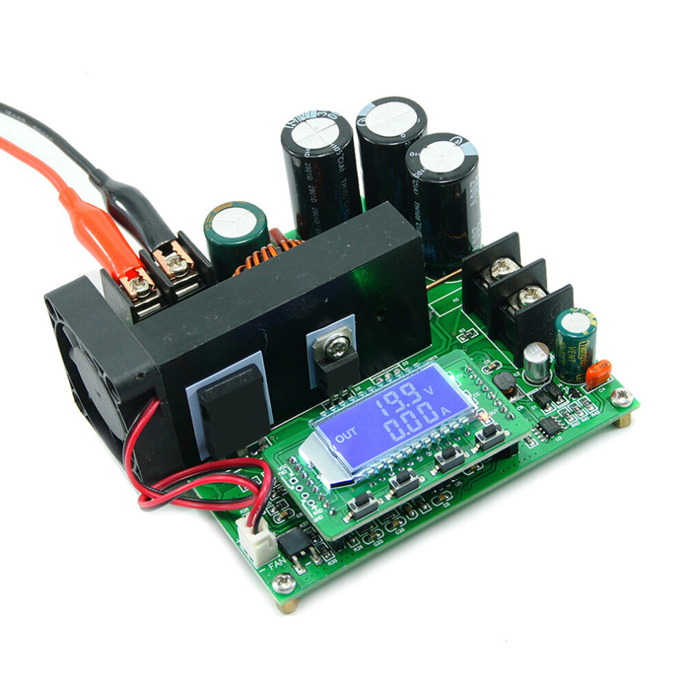 900W 15A Constant Current And Constant Voltage Cnc Cc Cv Step Up Module With Lcd Display Dc Boost Converter 8-60V To 10-120V 6906142399122