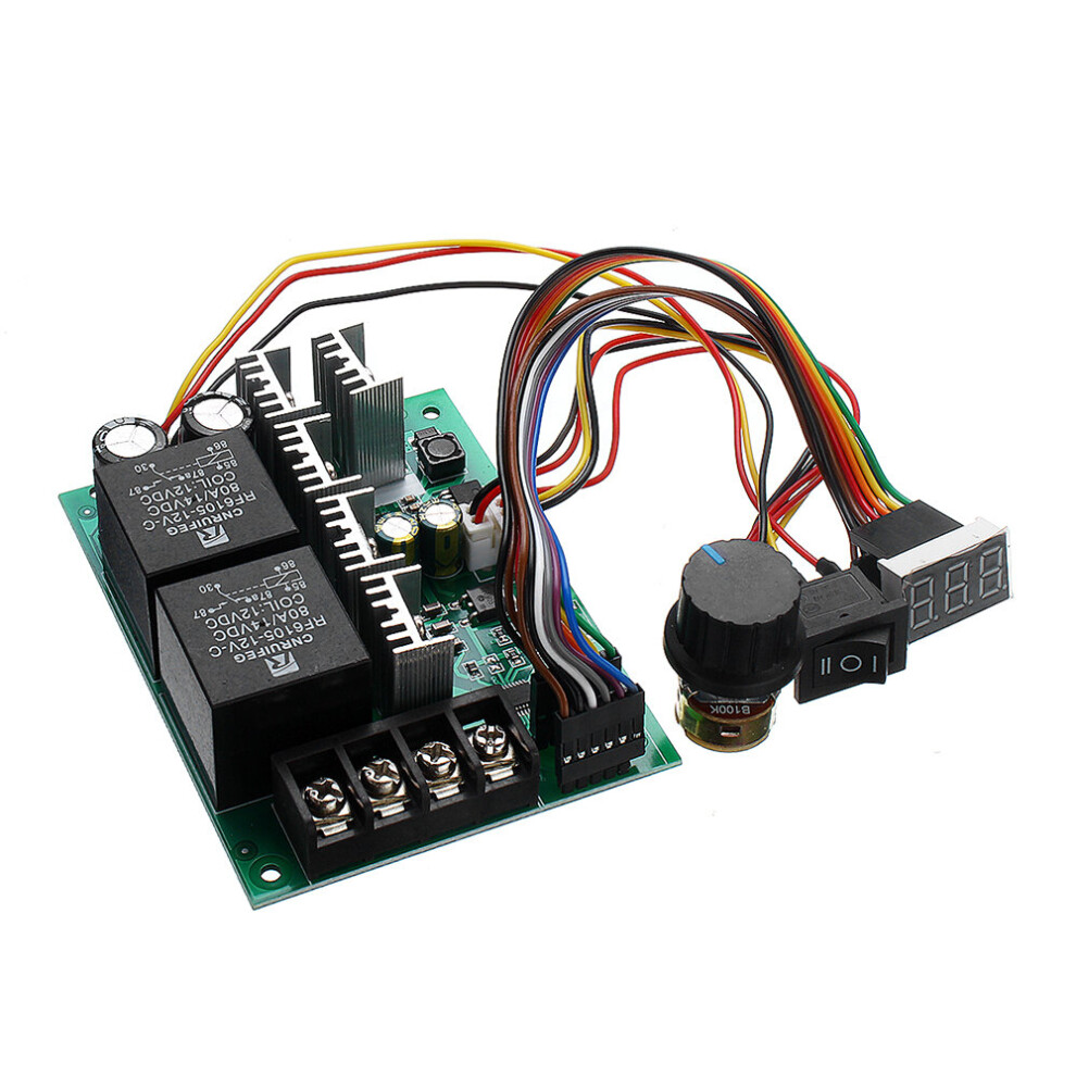 Pwm Speed Controller Dc Motor Governor Brushed Reducer Forward Reverse Switch 40A 12V24v36v 8725831750864