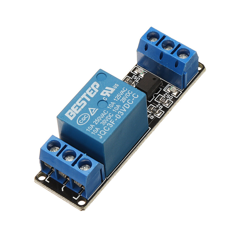 20Pcs 1 Channel 3.3V Low Level Trigger Relay Module Optocoupler Isolation Terminal 773823712374