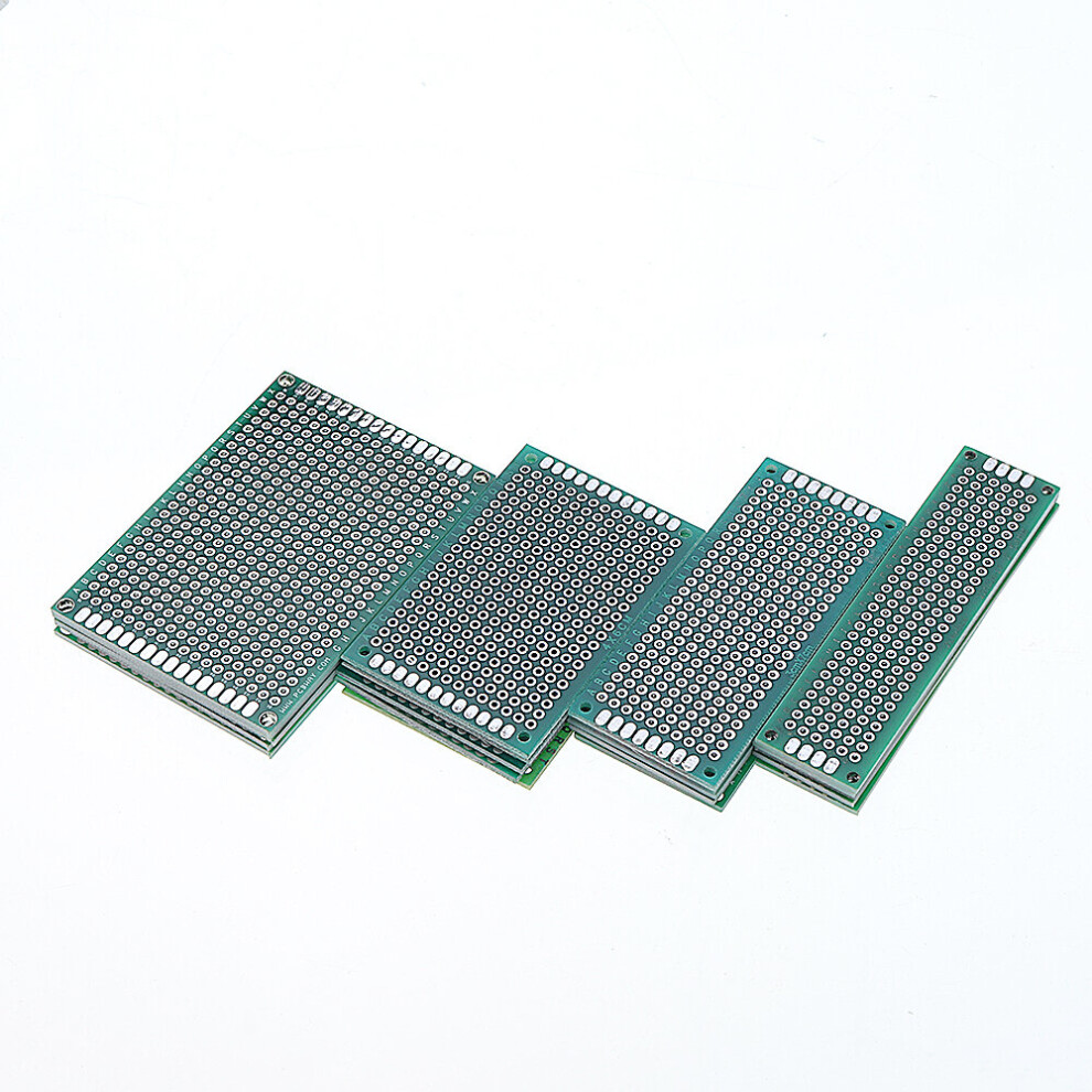 100Pcs 5X7 4X6 3X7 2X8cm Double Side Prototype Diy Universal Printed Circuit Pcb Board Protoboard Pcb Kit 3796736898338