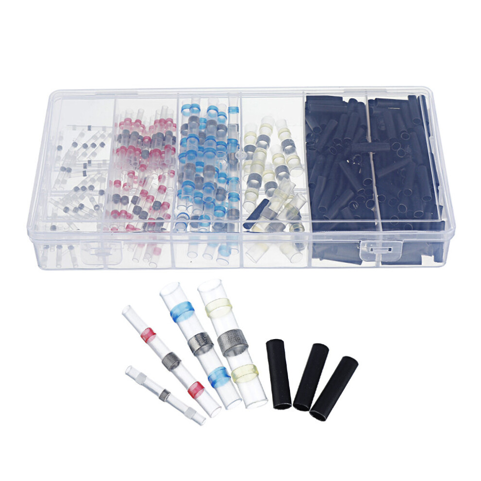 500Pcs Heat Shrinkable Tube With Waterproof Solder Ring Box 5780392130244