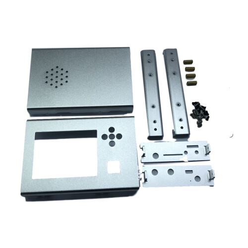 Aluminum alloy Shell for HackRF Portapack Portable SDR Transceiver H2 3.2 inch Display Screen Module
