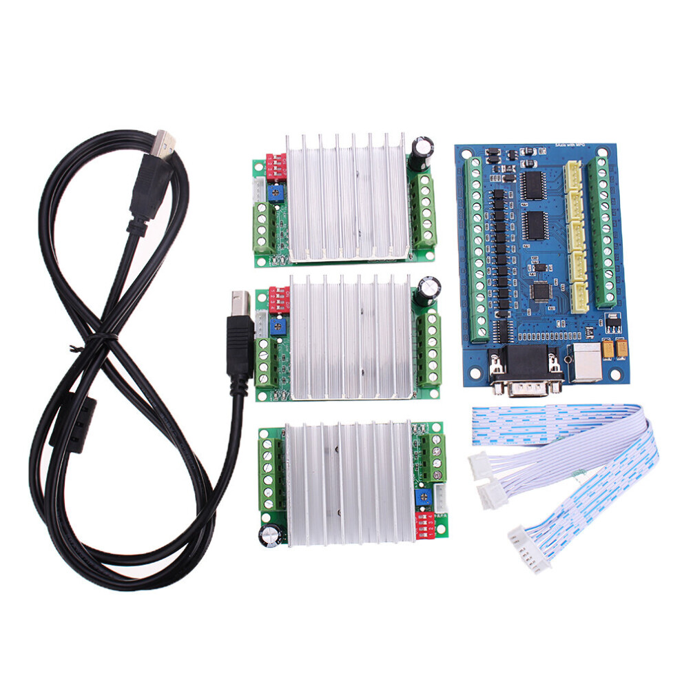 Cnc Driver Board Usb Mach3 Engraving Machine 5-Axis With Mpg Stepper Motor Controller Board 328017418831